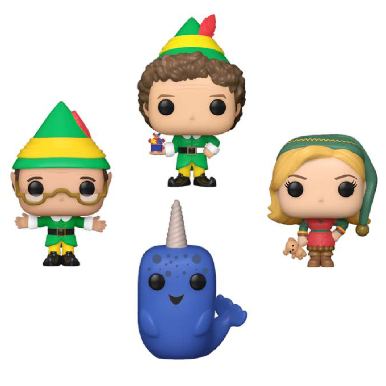 Elf - Tree Holiday US Exclusive Pocket Pop! 4-Pack Box Set