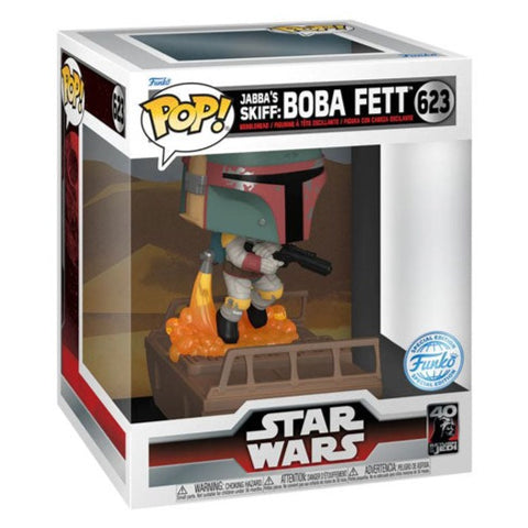 Image of Star Wars: Return of the Jedi - Boba Fett US Exclusive Build-A-Scene Pop! Deluxe