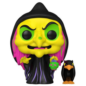 Snow White (1937) - Disguised Evil Queen (with Raven) US Exclusive Blacklight Pop! Vinyl