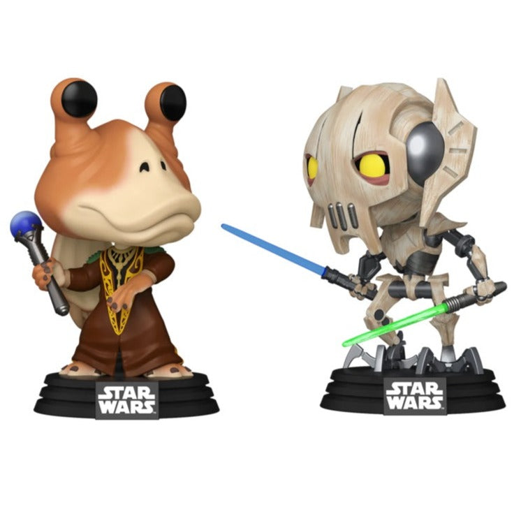 Star Wars: Clone Wars - Jar Jar Binks Vs General Grievous US Exclusive Pop! Vinyl 2-Pack