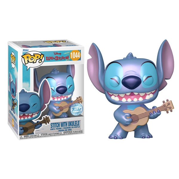 Lilo & Stitch - Stitch with Ukelele US Exclusive Pearlescent Pop! Vinyl