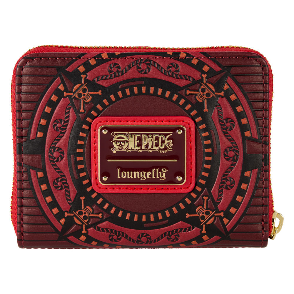 Loungefly - One Piece - Luffy Compass Zip Around Wallet