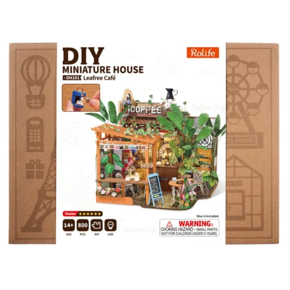 Robotime - Rolife Leafree Café DIY Miniature House