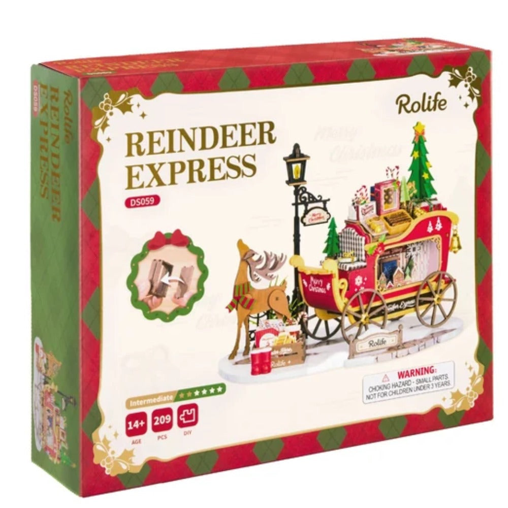 Robotime - Rolife Reindeer Express DIY Miniature House