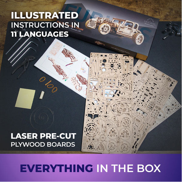 Ugears Hot Rod Furious Mouse