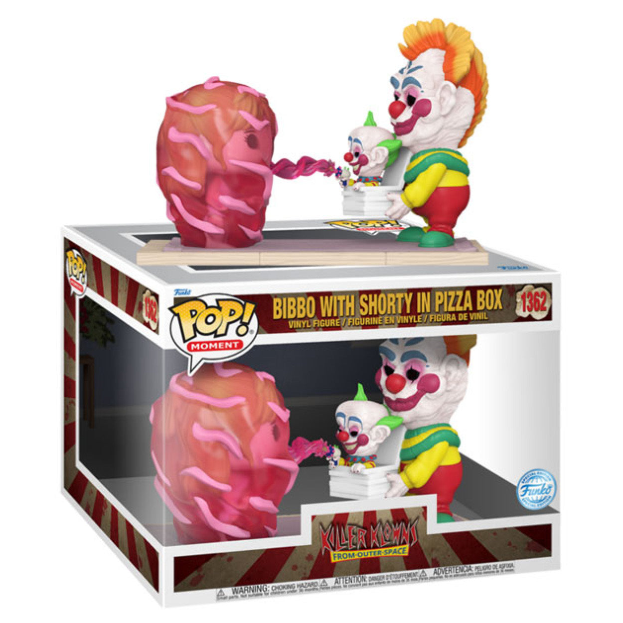 Killer Klowns from Outer Space - Bibbo with Shorty in Pizza Box US Exclusive Pop! Moment