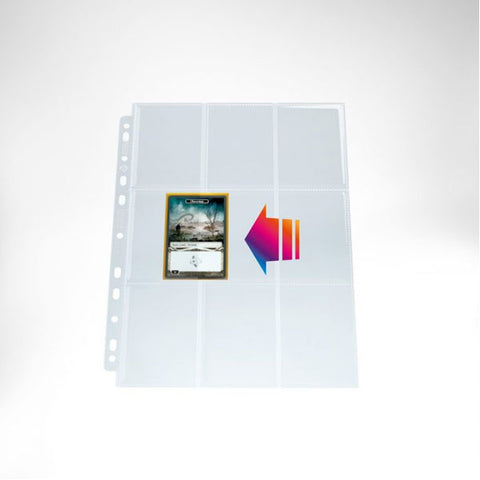 Image of Gamegenic Ultrasonic 9 Pocket Pages Sideloading 10Pcs Pack
