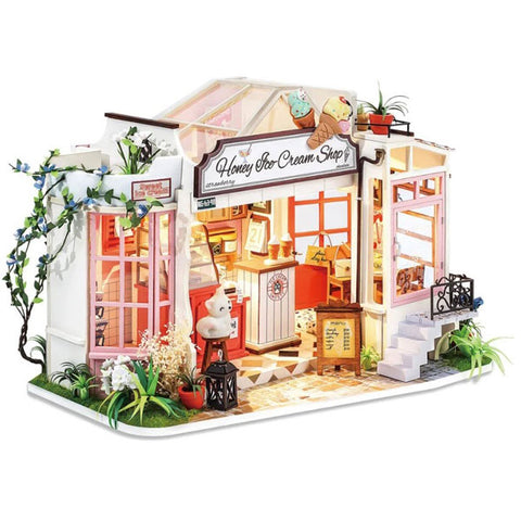 Image of Robotime Diy Mini House Honey Ice-Cream Shop