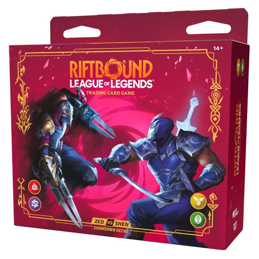 Riftbound: League of Legends TCG – Showdown Deck Display – Vendetta: Zed vs Shen