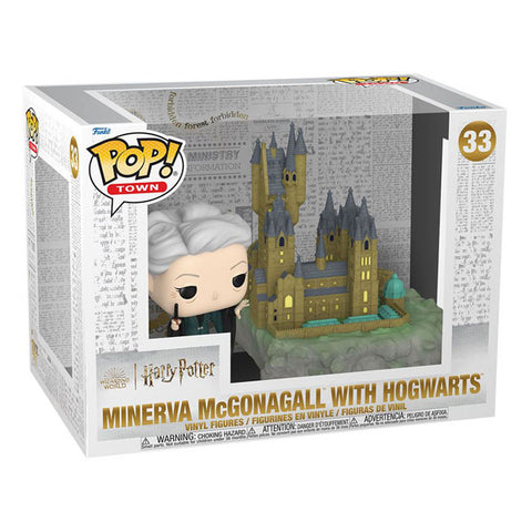 Image of Harry Potter - Minerva McGonagall with Hogwarts Pop! Town