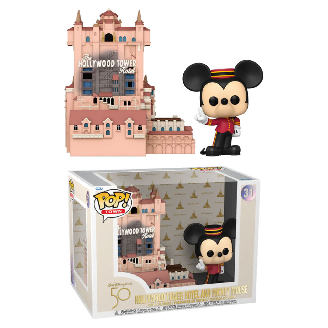 Disney World 50th Anniversary - Tower of Terror Pop! Town