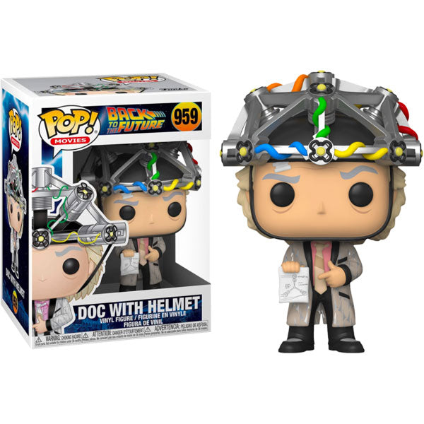 Back to the Future - Doc with Helmet Pop! Vinyl