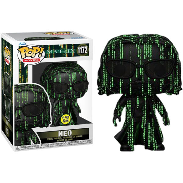 The Matrix Resurrections - Neo in the Matrix Glow US Exclusive Pop! Vinyl