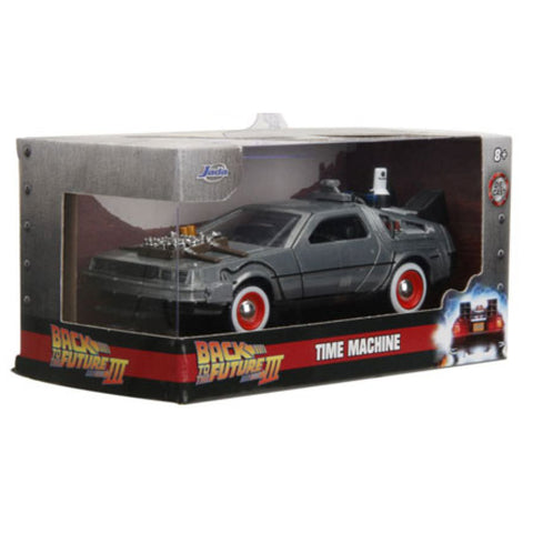 Image of Back to the Future Part III - DeLorean Time Machine 1:32 Scale Hollywood Ride