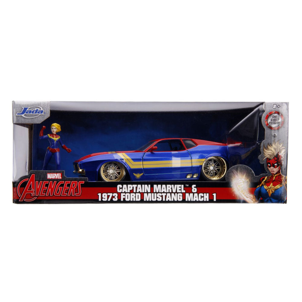 Captain Marvel - 1973 Ford Mustang Mach 1 1:24 Scale Hollywood Ride