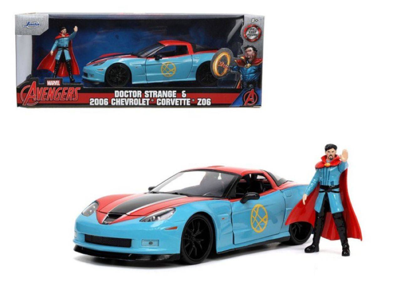 Doctor Strange - Doctor Strange with 2006 Chevrolet Corvette Z06 1:24 Scale Hollywood Ride