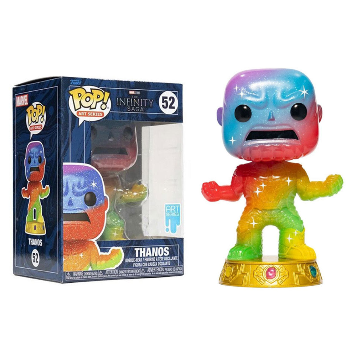 Avengers - Thanos Infinity Saga Rainbow Metallic (Artist) Pop! Vinyl with Protector