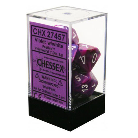 Image of CHX 27457 Festive Violet/white 7-Die Set
