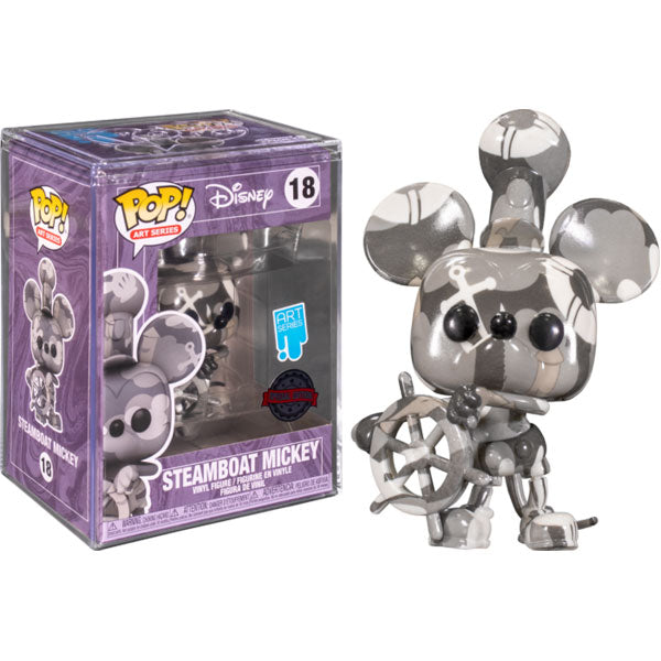 Mickey Mouse - Steamboat Willie (Artist) US Exclusive Pop! Vinyl