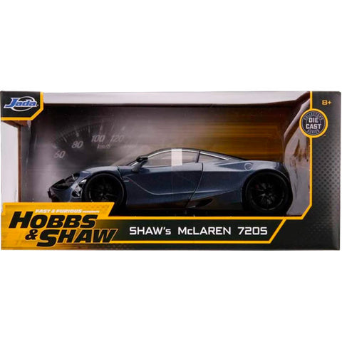 Image of Fast & Furious Presents: Hobbs & Shaw - Shaw’s 2018 McLaren 720S 1:24 Scale Hollywood Ride