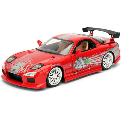 Image of Fast and Furious - 1993 Dom's Mazda RX-7 1:24 Scale Hollywood Ride