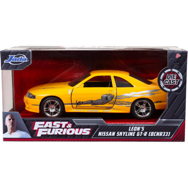 Fast and Furious - 1995 Leon's Nissan Skyline GTR R33 1:32 Scale Hollywood Ride