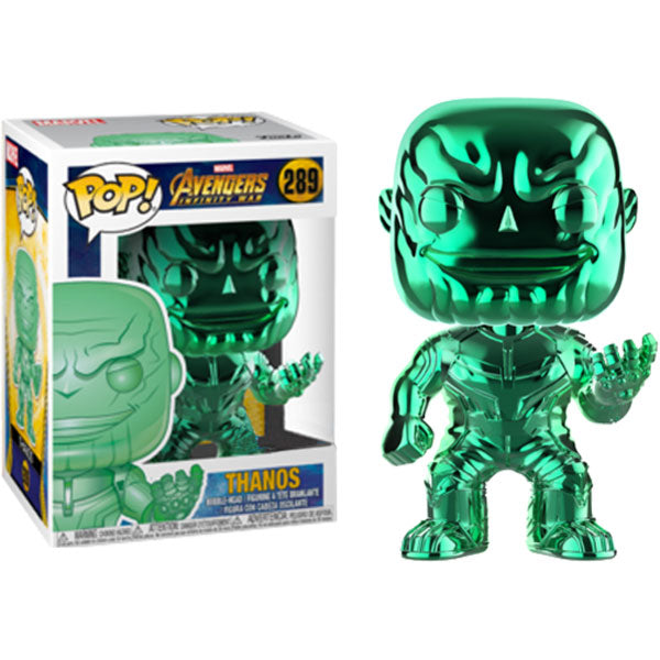Avengers 3 - Infinity War - Thanos Green Chrome US Exclusive Pop! Vinyl