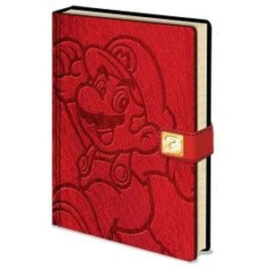 Super Mario - Red Premium Notebook