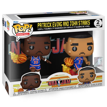 NBA Basketball: Jam - Patrick Ewing & John Starks 8-Bit Pop! Vinyl 2-Pack