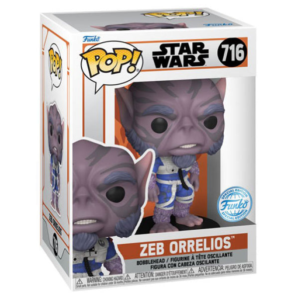 Star Wars: The Mandalorian - Zeb Orrelios US Exclusive Pop! Vinyl