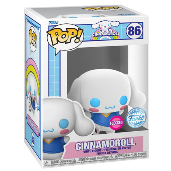 Sanrio - Cinnamoroll with Soccer Ball US Exclusive Flocked Pop! Vinyl