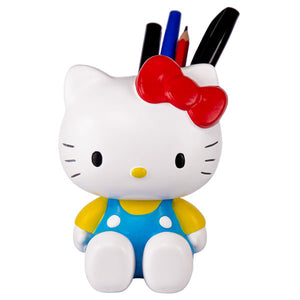 Hello Kitty - Sitting in Blue Overalls Pen Holder