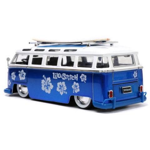 Lilo & Stitch - 1962 Volkswagen Bus 1:24 Scale Vehicle with Stitch Figure