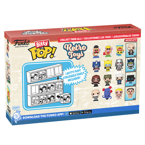 Retro Toys - GI Joe Bitty Pop! 4 Pack