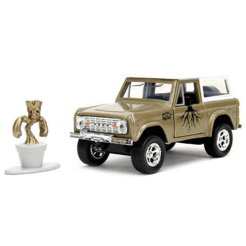 Image of Guardians of the Galaxy - Groot & 1973 Ford Bronco 1:32 Scale Hollywood Ride