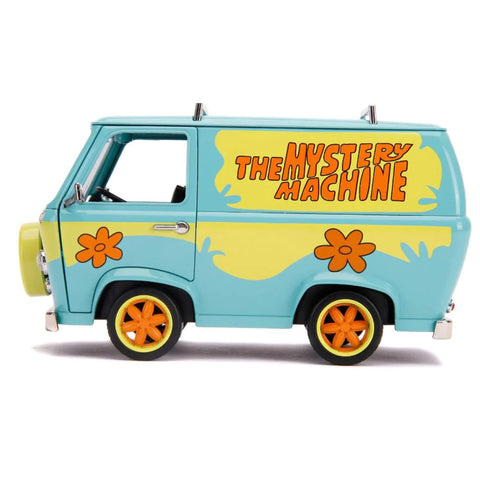 Image of Scooby Doo - Shaggy & Scooby-Doo with Mystery Machine 1:24 Scale Hollywood Ride