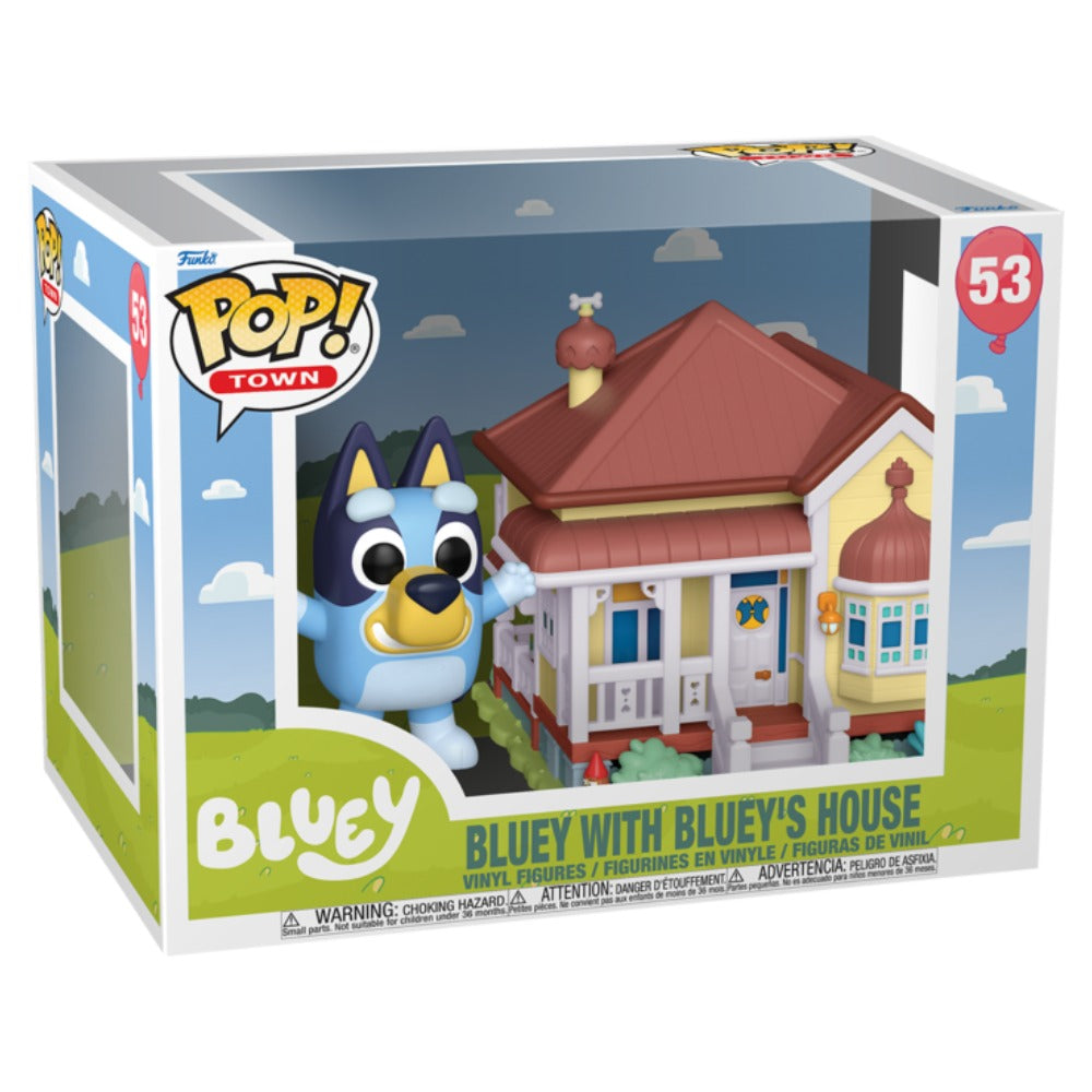 Bluey - Bluey with Bluey's House Pop! Vinyl Town