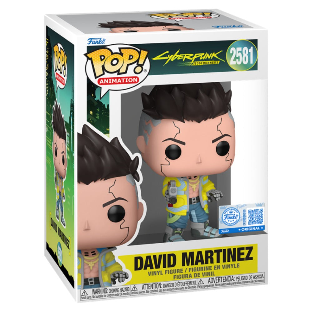 Cyberpunk: Edgerunners - David Martinez with Yukimura US Exclusive Pop! Vinyl