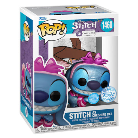 Image of Disney - Stitch Cheshire Cat Costume Diamond Glow US Exclusive Pop! Vinyl