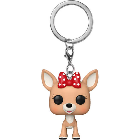Image of Rudolph the Red-Nosed Reindeer - Rudolph and Clarice US Exclusive Pop! Keychain 2-Pack