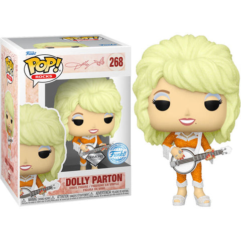 Image of Dolly Parton - Dolly Parton with Guitar US Exclusive Diamond Glitter Pop! Vinyl