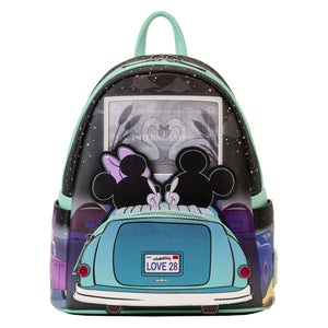 Loungefly - Disney - Mickey & Minnie Date Drive-In Mini Backpack