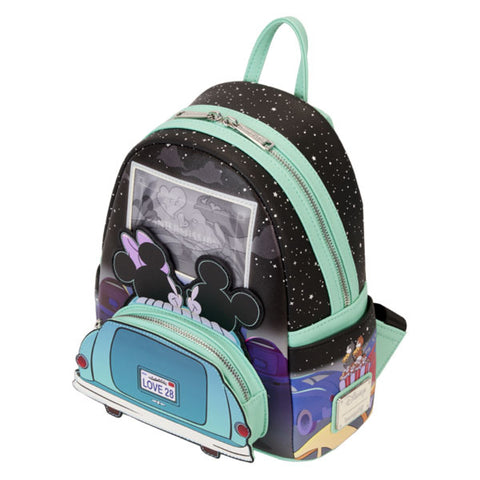 Image of Loungefly - Disney - Mickey & Minnie Date Drive-In Mini Backpack