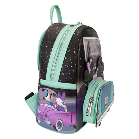 Image of Loungefly - Disney - Mickey & Minnie Date Drive-In Mini Backpack