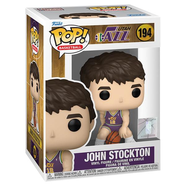 NBA Basketball: Rookie Season - John Stockton Utah Jazz Pop! Vinyl