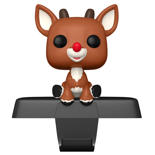 Rudolph the Red-Nosed Reindeer - Rudolph Pop! Edge-Sitter Stocking Hanger