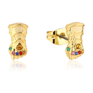 Couture Kingdom - Marvel Infinity Gauntlet Crystal Stud Earrings