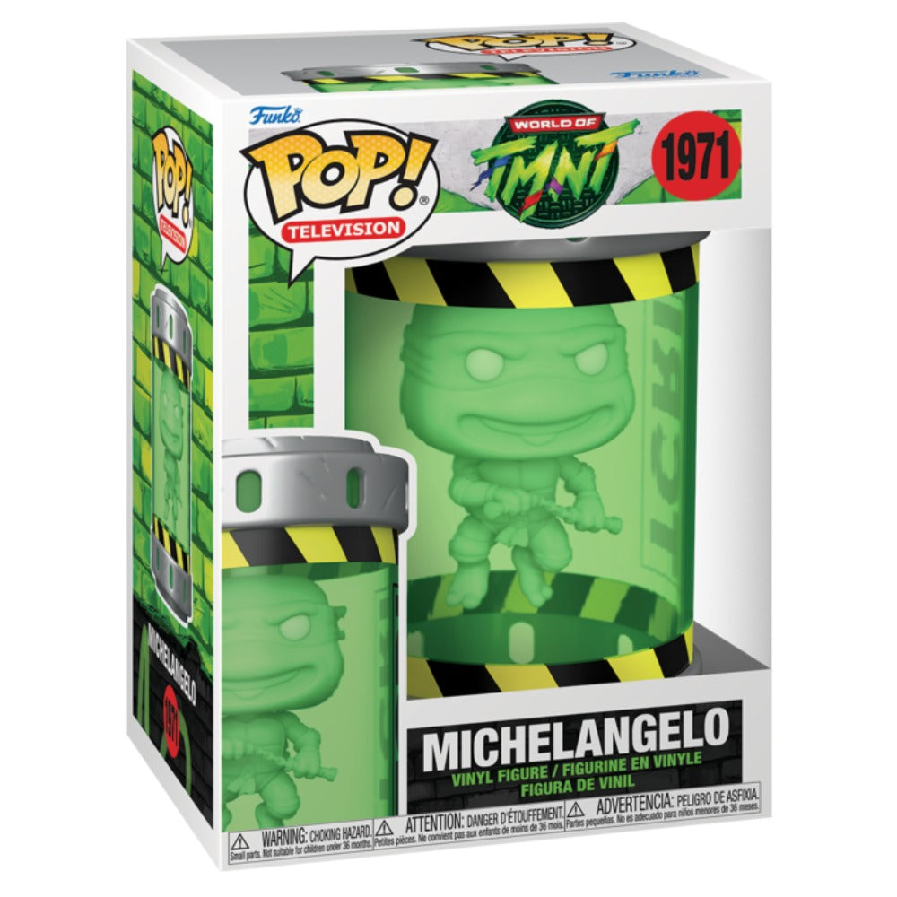 Teenage Mutant Ninja Turtles - Michelangelo (Ooze Canister) UV Glow in the Dark Pop! Vinyl