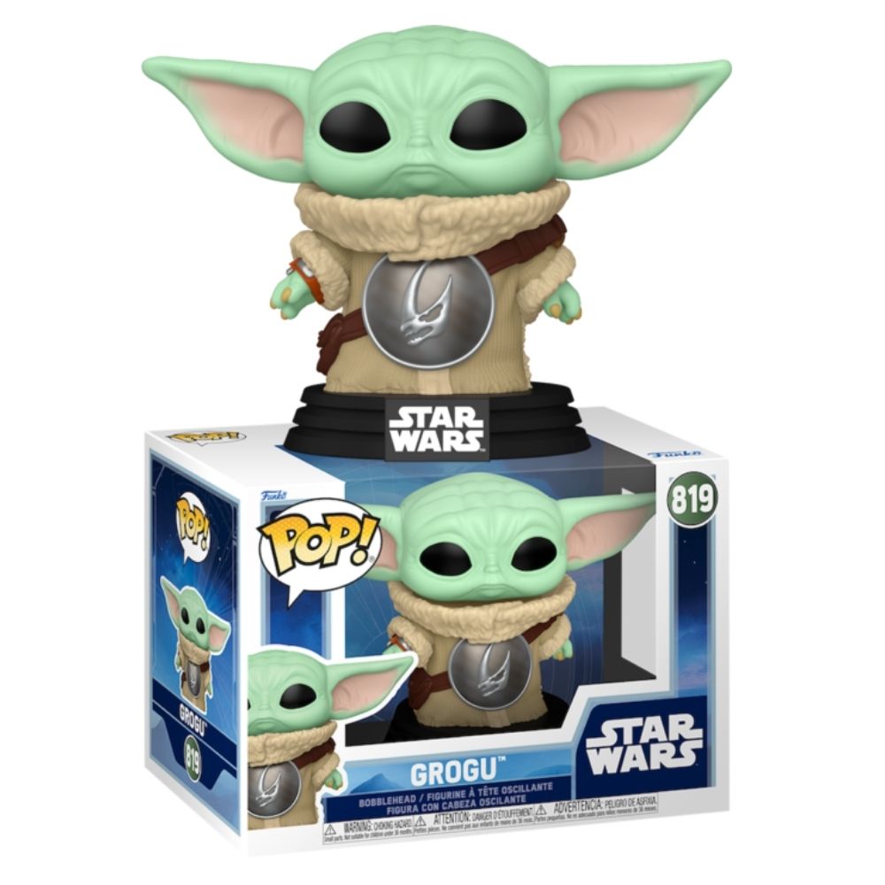 Star Wars: The Mandalorian & Grogu (2026) - Grogu with Crest Pop! Vinyl