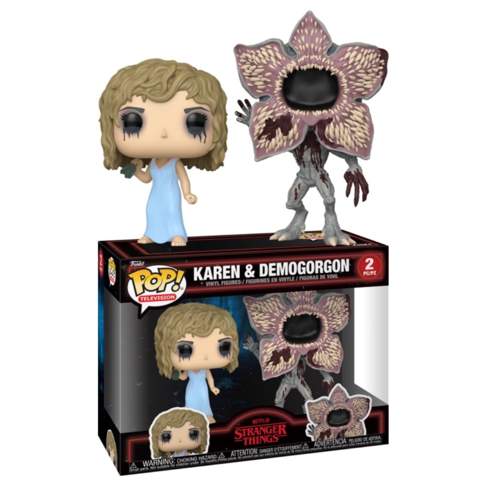 Stranger Things - Karen & Demogorgon Pop! Vinyl 2 Pack
